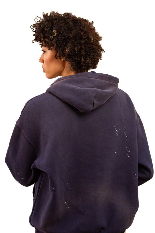 Angelic butterfly distressed hoodie