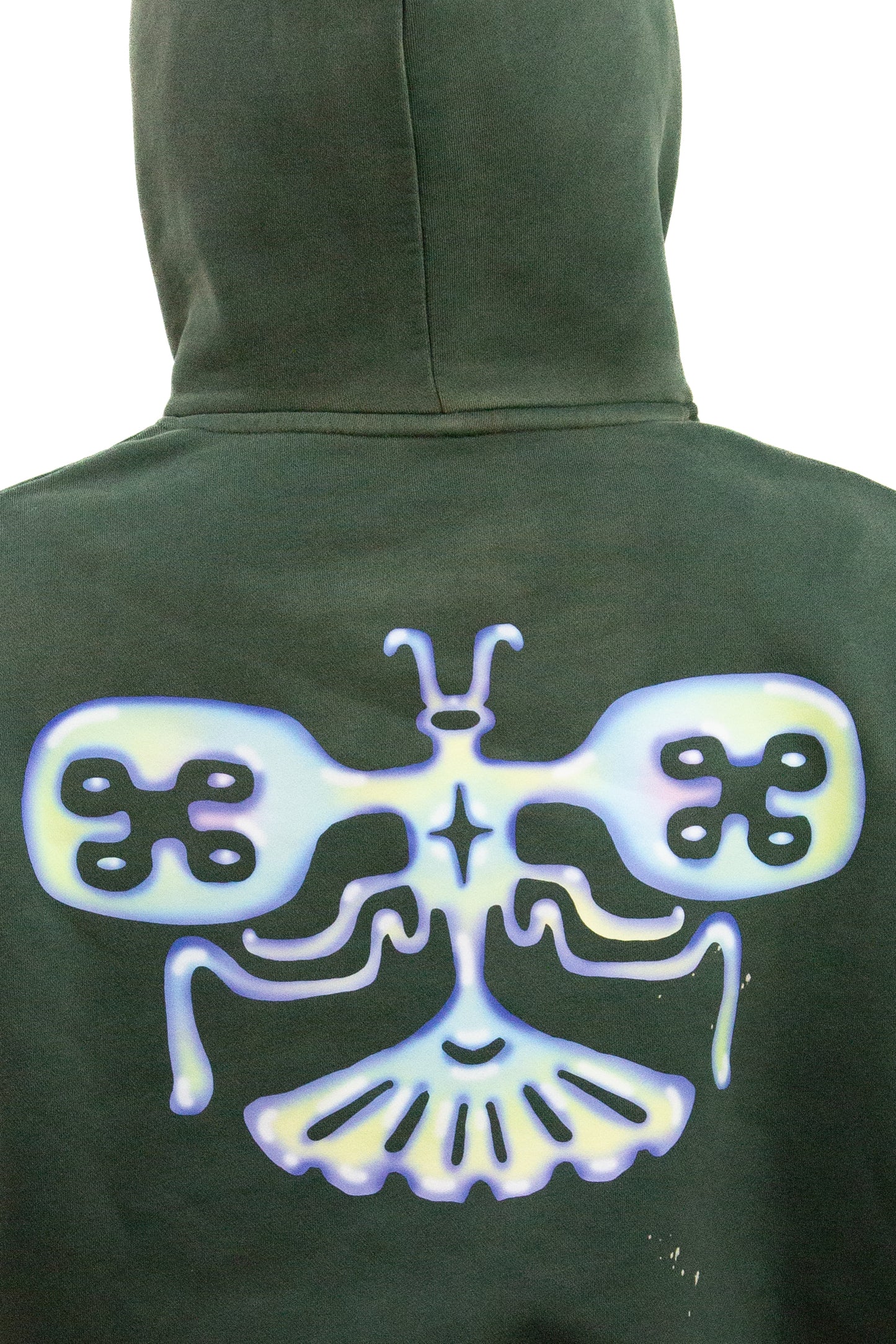 Mimo x Oracle butterfly distressed hoodie