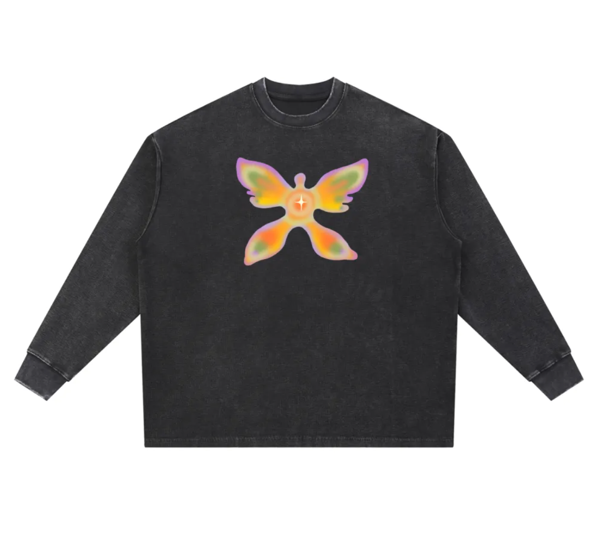 Angelic Butterfly waffle long sleeve