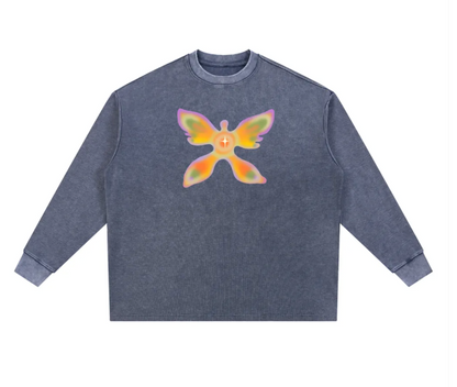 Angelic Butterfly waffle long sleeve