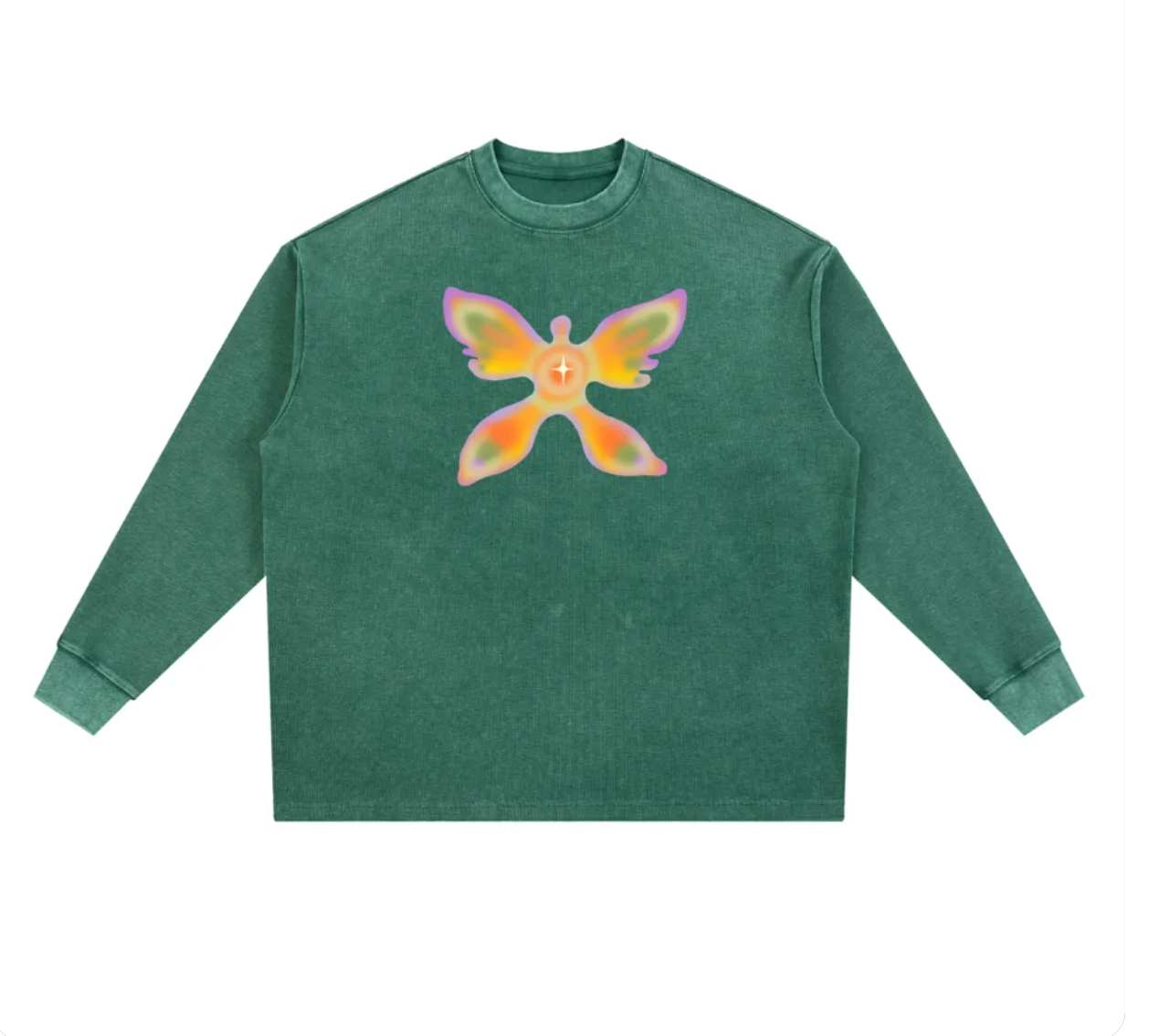 Angelic Butterfly waffle long sleeve