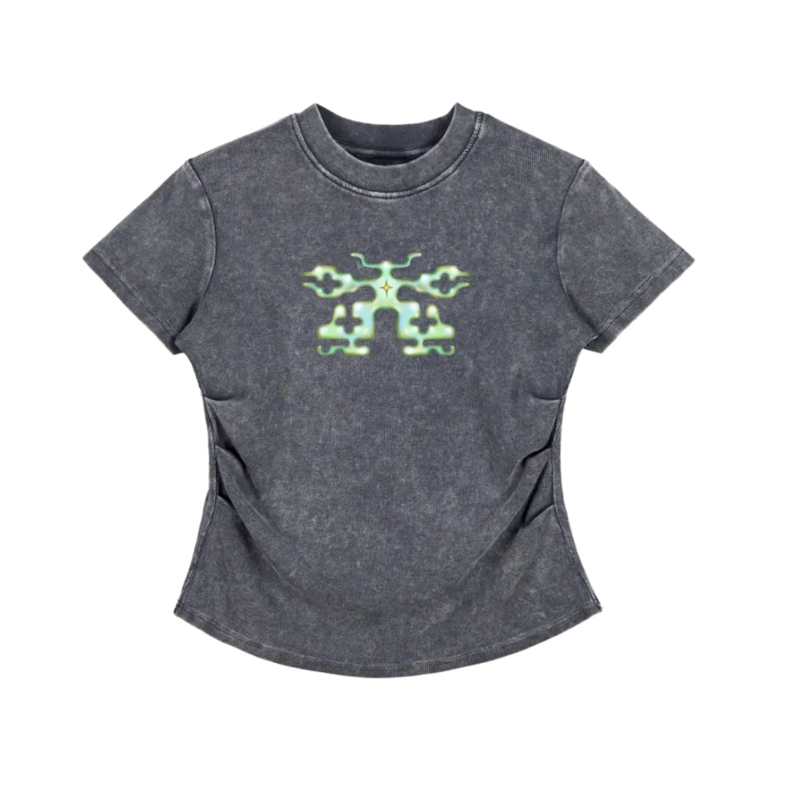 Protection butterfly bodycon waffle tee