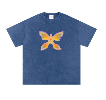 Angelic butterfly oversized T shirt