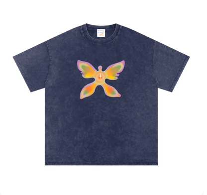 Angelic butterfly oversized T shirt