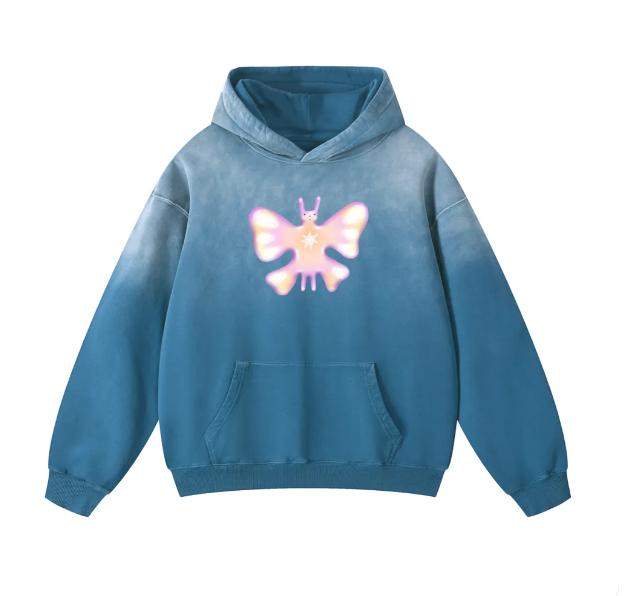 Butterpup sunfaded oversized hoodie