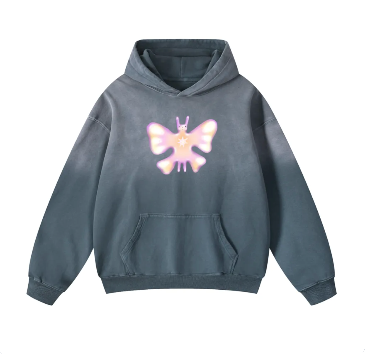 Butterpup sunfaded oversized hoodie