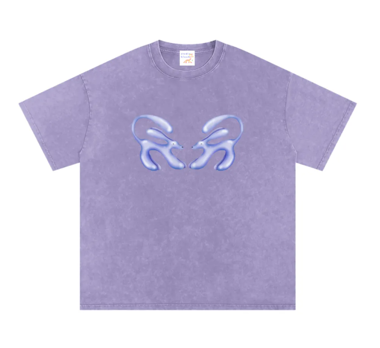 Twin Waterdogs oversized T-shirt