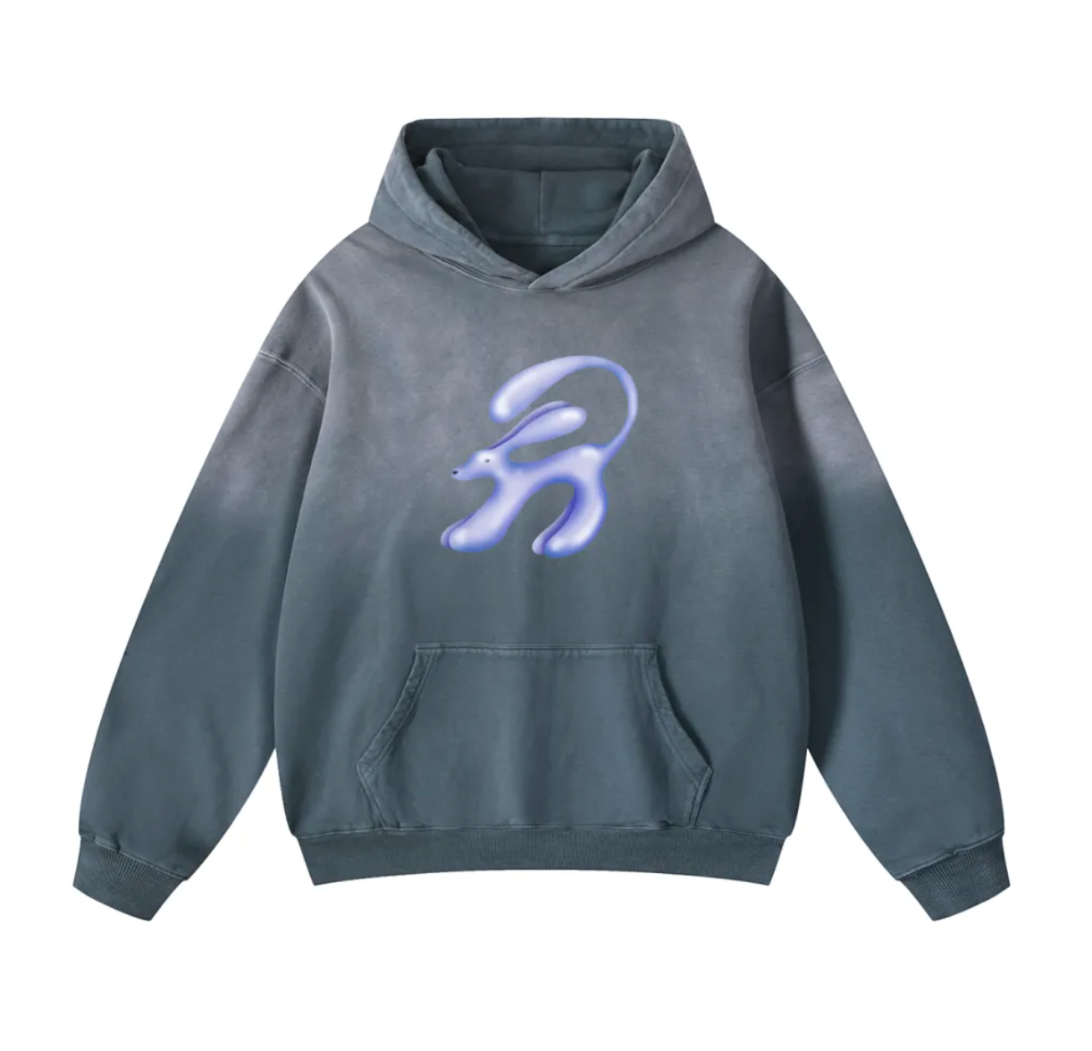 Waterdog sunfaded oversized hoodie