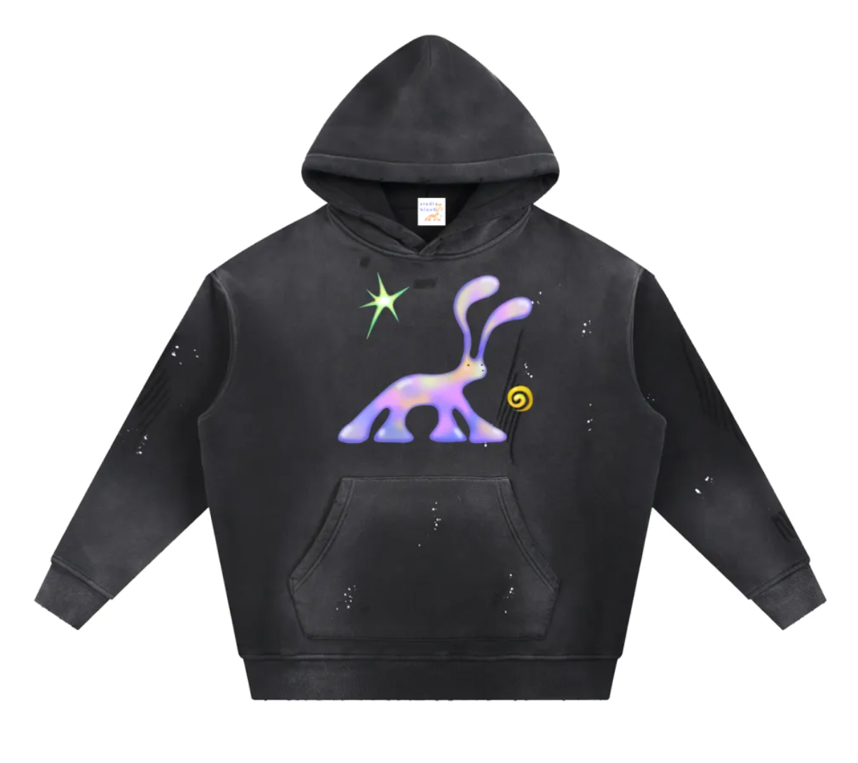Mimo x Oracle butterfly distressed hoodie