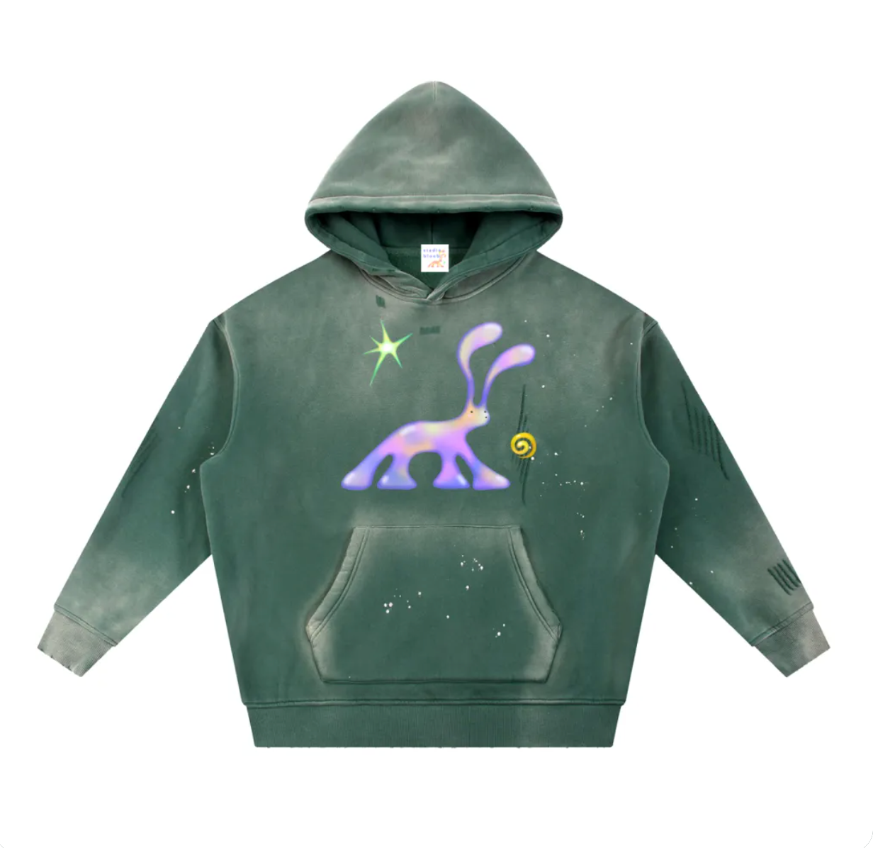Mimo x Oracle butterfly distressed hoodie