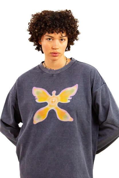 Angelic Butterfly waffle long sleeve