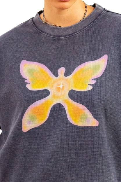 Angelic Butterfly waffle long sleeve