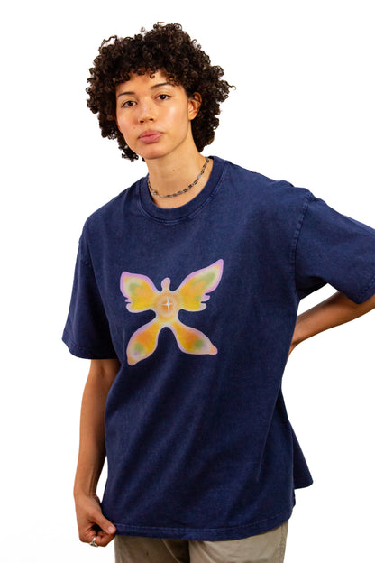 Angelic butterfly oversized T shirt