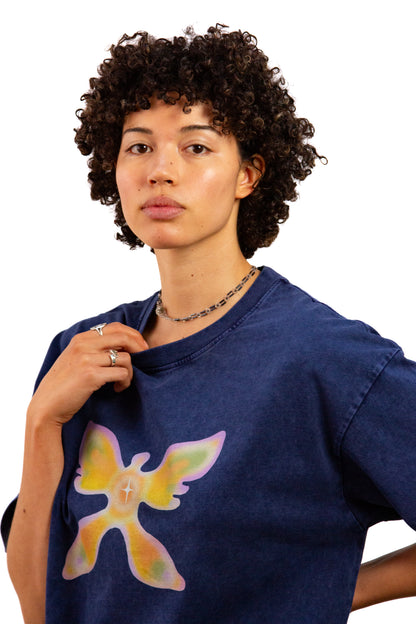 Angelic butterfly oversized T shirt