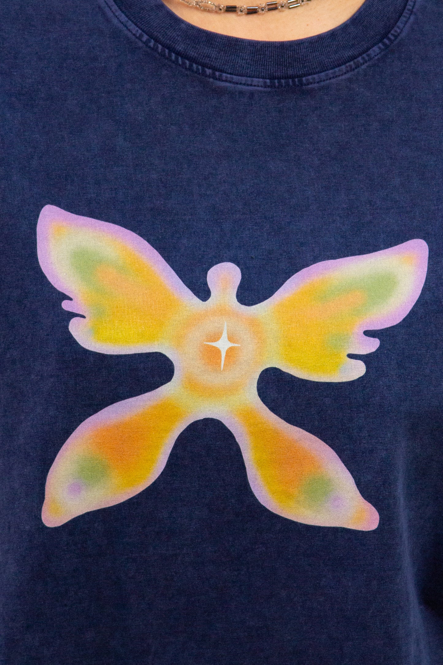 Angelic butterfly oversized T shirt