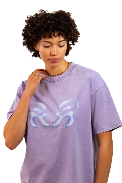 Twin Waterdogs oversized T-shirt