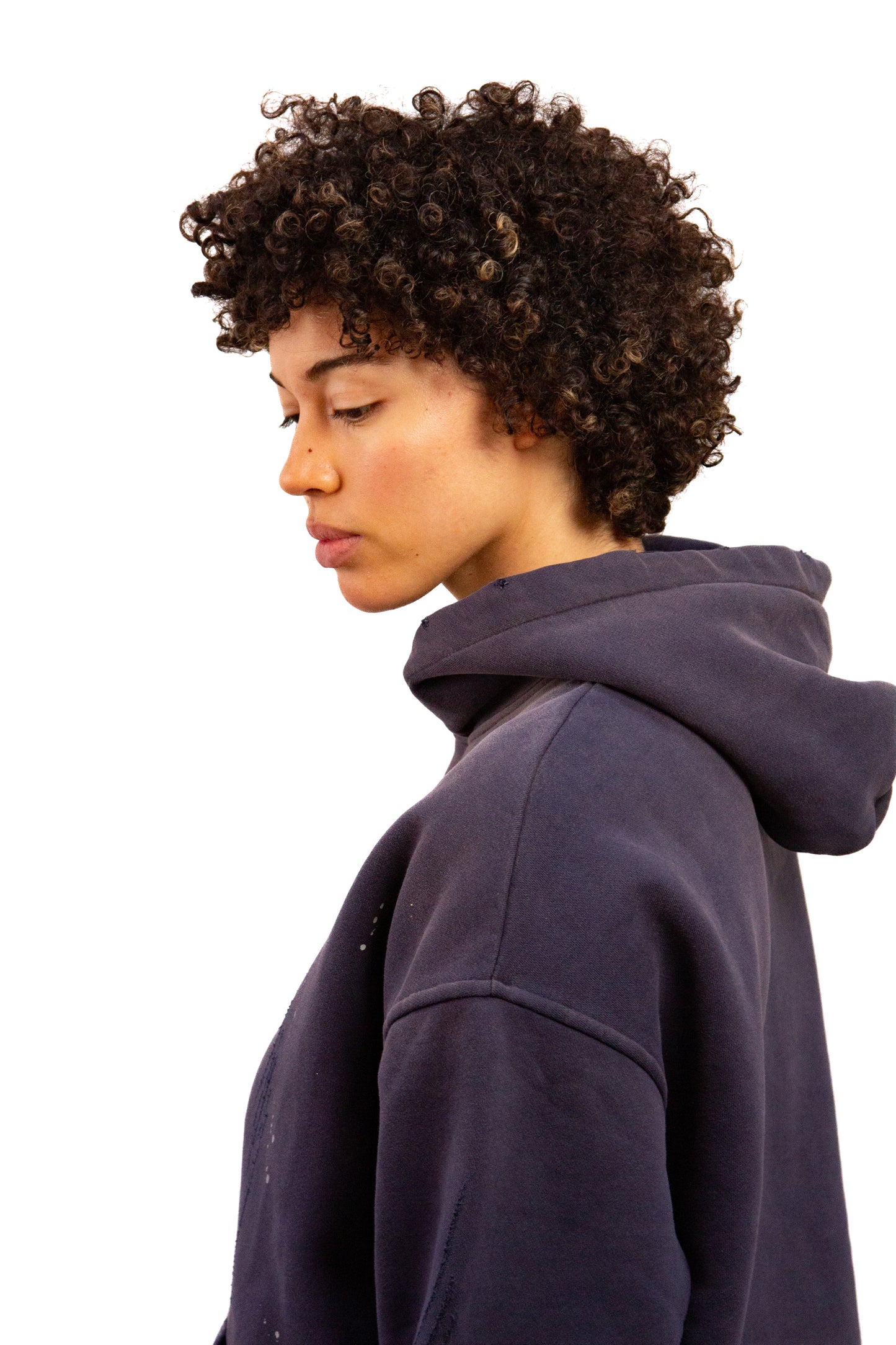 Angelic butterfly distressed hoodie