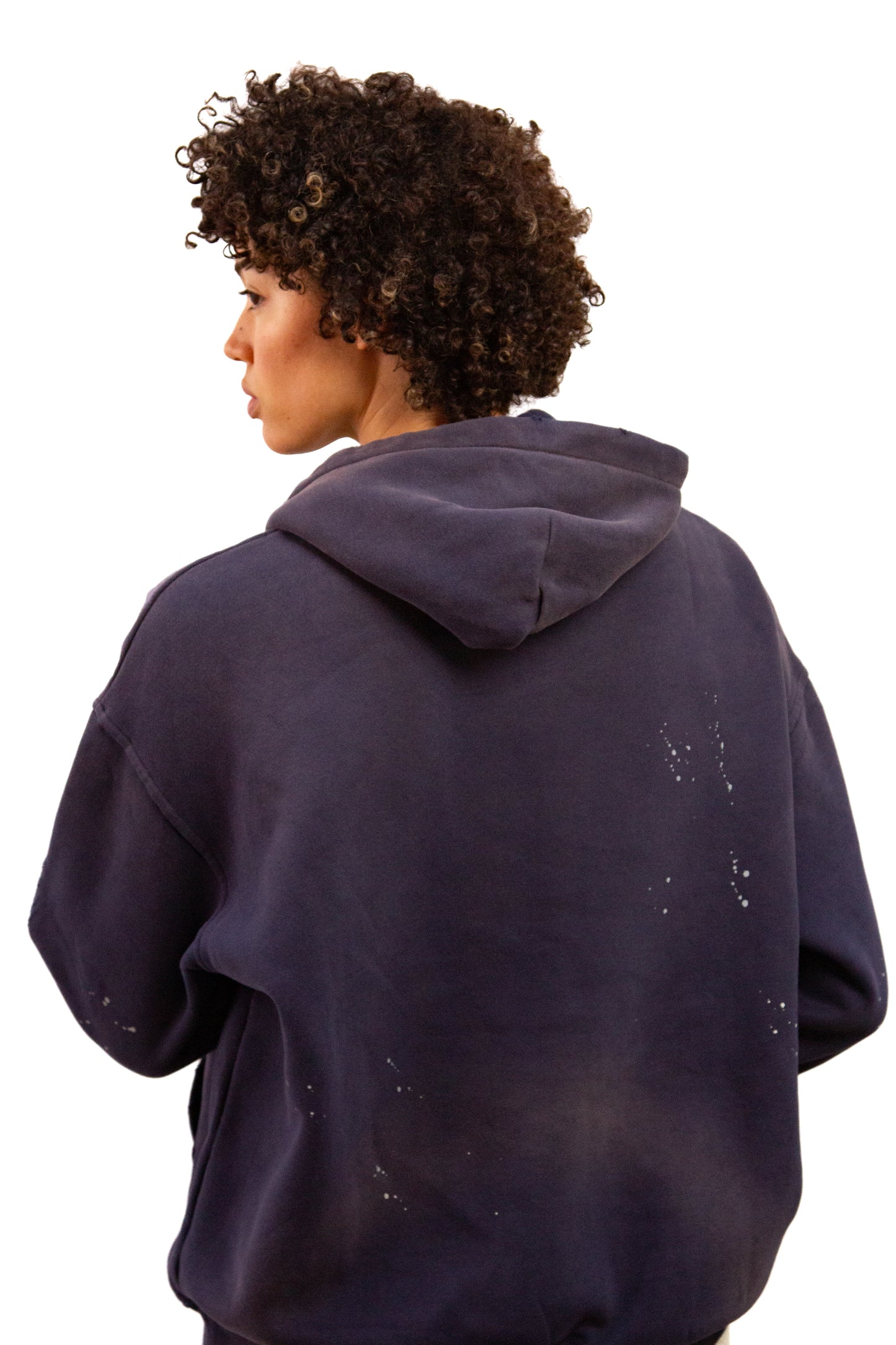 Angelic butterfly distressed hoodie