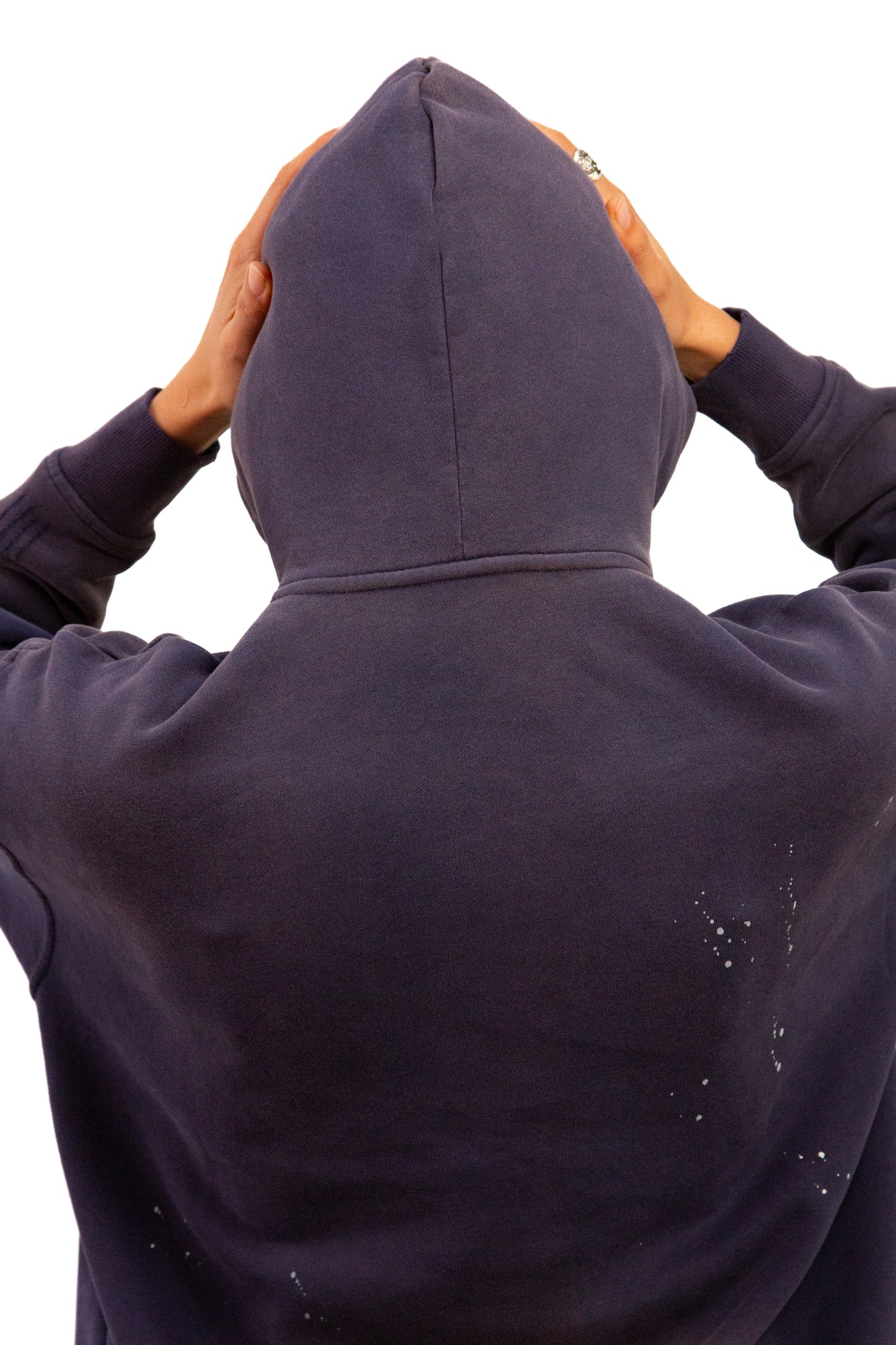 Angelic butterfly distressed hoodie